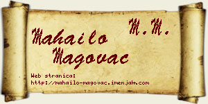 Mahailo Magovac vizit kartica